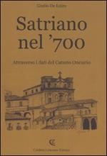 Satriano nel '700. Attraverso i dati del catasto onciario