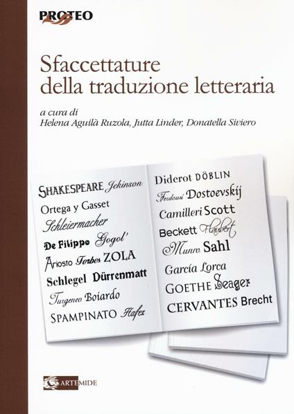 Sfaccettature della traduzione letteraria - copertina