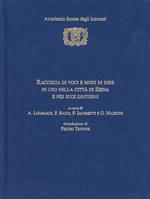 Raccolta di voci e modi di dire in uso nella città di Siena e nei suoi dintorni