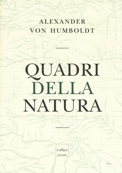 Quadri della natura - Alexander von Humboldt - copertina