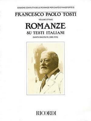 Romanze su testi italiani (1866-1916) - copertina