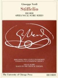 Stiffelio. Dramma lirico in tre atti. Riduzione per canto e pianoforte (prefazione e note in italiano e inglese) - copertina