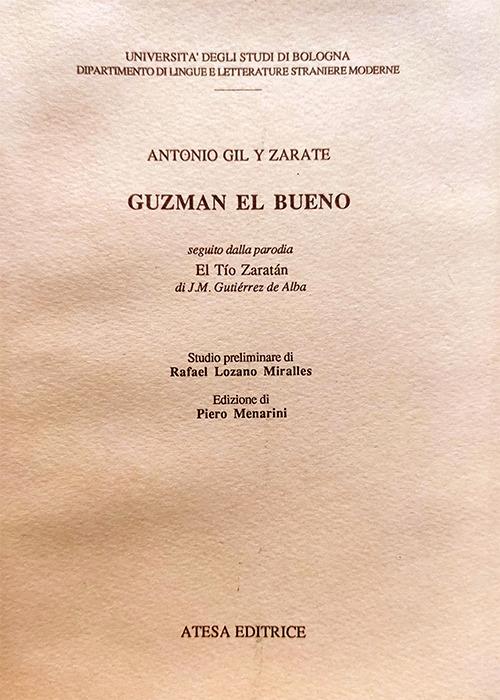 Guzman el bueno - Antonio Gil y Zarate - copertina