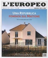 L' europeo (2010). Vol. 4: Repubblica fondata sul mattone. - copertina