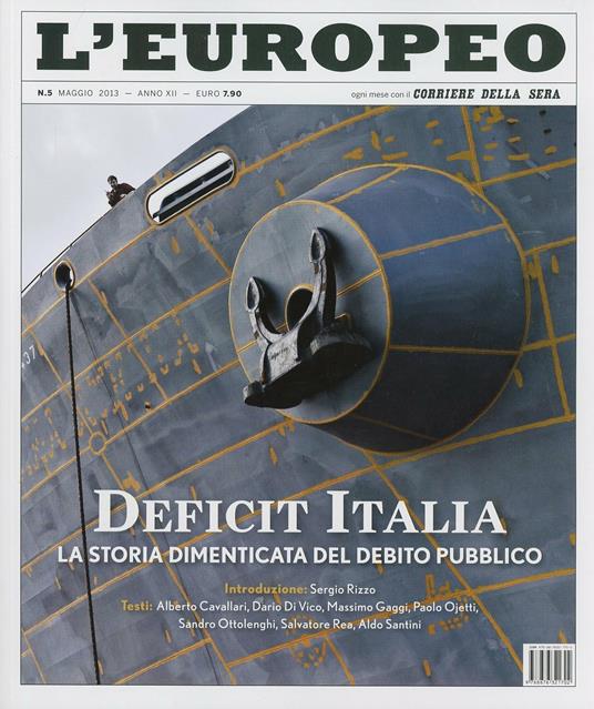 L' europeo (2013). Vol. 5: Deficit Italia. - copertina