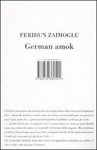 German amok - Feridun Zaimoglu - copertina