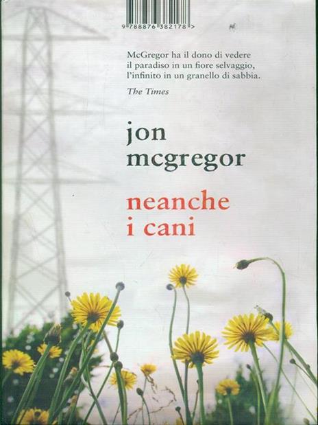 Neanche i cani - Jon McGregor - copertina