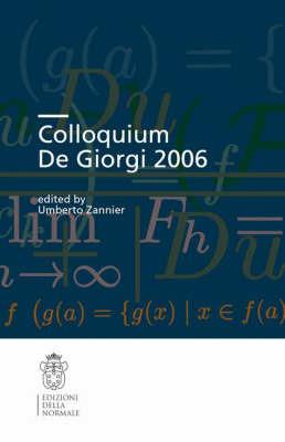 Colloquium De Giorgi 2006 - copertina