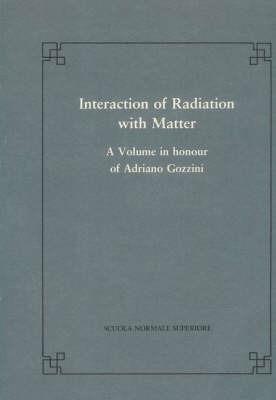 Interaction of radiation with matter - copertina