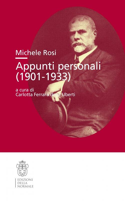 Michele Rosi. Appunti personali 1901-0933 - Michele Rosi - copertina