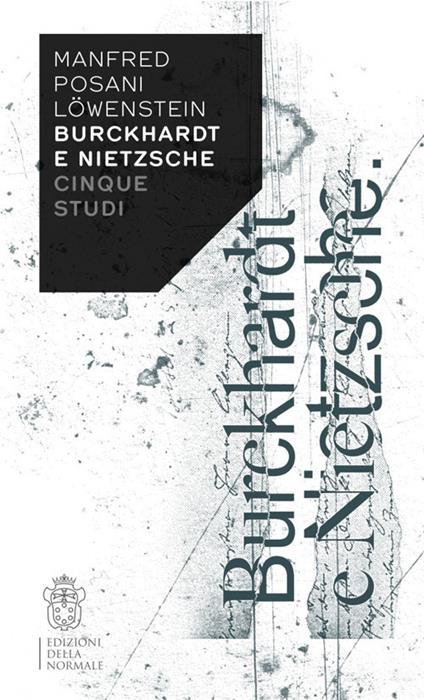 Burckhardt e Nietzsche. Cinque studi - copertina