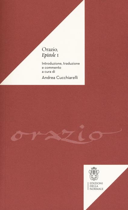 Le epistole. Libro 1° - Quinto Orazio Flacco - copertina