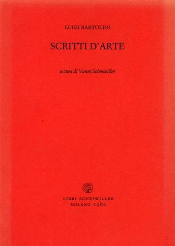 Scritti d'arte - Luigi Bartolini - copertina