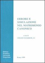 Errore e simulazione nel matrimonio canonico