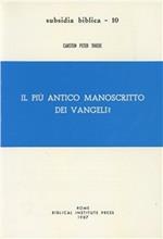 Il più antico manoscritto dei Vangeli?