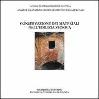 Conservazione dei materiali nell'edilizia storica - copertina