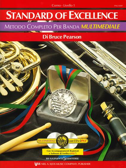 Standard excellence. Metodo completo per banda multimediale. Corno. Livello 1. Con 2 CD-Audio - Bruce Pearson - copertina