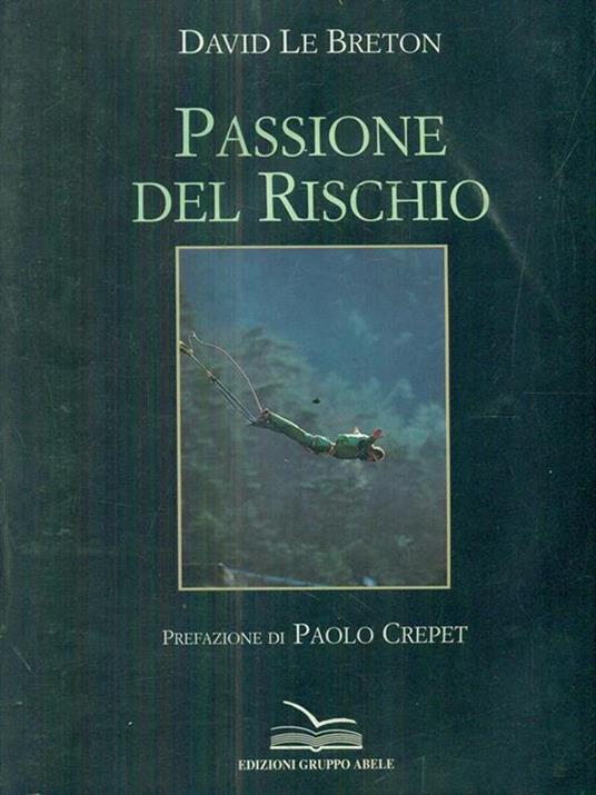 Passione del rischio - David Le Breton - copertina