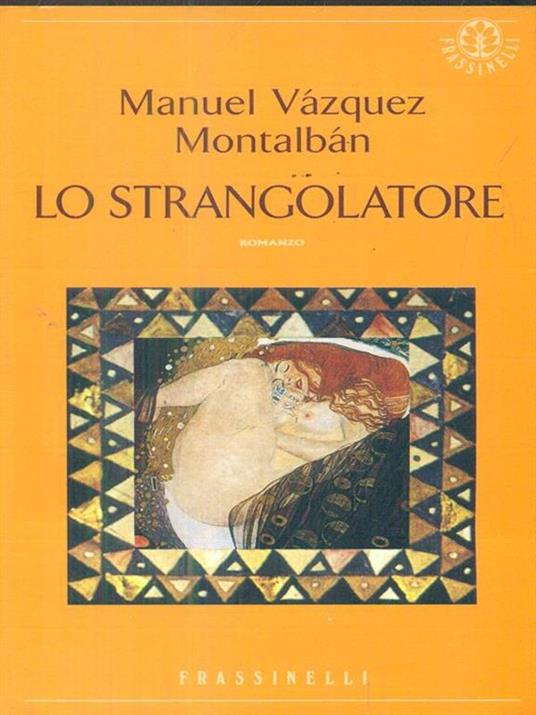 Lo strangolatore - Manuel Vázquez Montalbán - copertina
