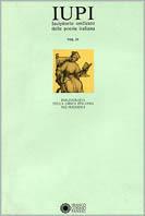 Iupi IV. Incipitario unificato poesia italiana. Vol. 4 - copertina