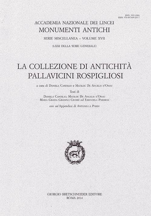La collezione di antichità Pallavicini Rospigliosi - copertina