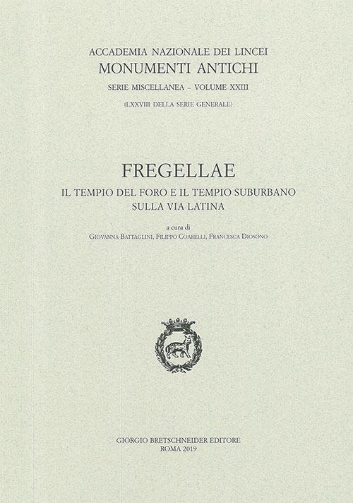 Fregellae. Il tempio del Foro e il tempio suburbano sulla via Latina - copertina