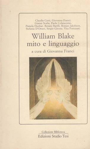 William Blake mito e linguaggio - copertina