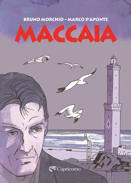 Maccaia a fumetti - Bruno Morchio - copertina