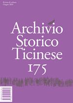 Archivio storico ticinese. Vol. 175