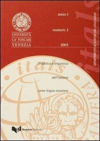 Itals. Didattica e linguistica dell'italiano come lingua straniera (2003). Vol. 3 - copertina