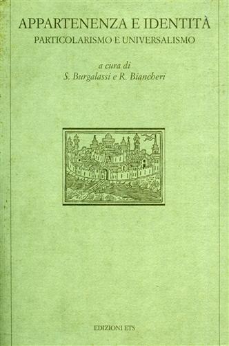 Appartenenza e identità. Particolarismo e universalismo - copertina