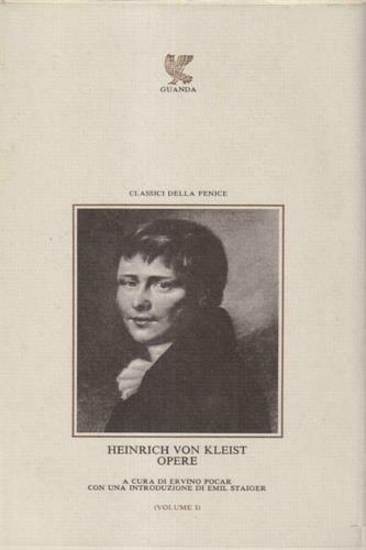 Opere. Vol. 1 - Heinrich von Kleist - copertina