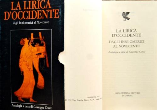 La lirica d'Occidente. Dagli Inni omerici al Novecento - copertina