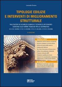 Tipologie edilizie e interventi di miglioramento strutturale. Con CD-ROM - Leonardo Santoro - copertina