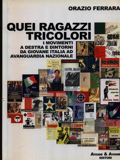 Quei ragazzi tricolori. I movimenti a destra e dintorni da Giovane Italia ad avanguardia nazionale - Orazio Ferrara - copertina