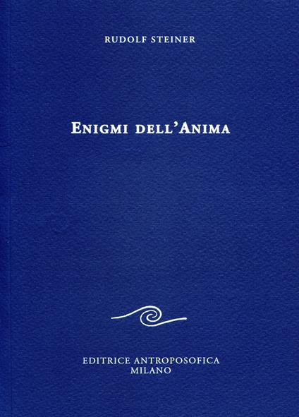 Enigmi dell'anima - Rudolf Steiner - copertina