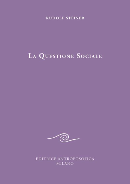 La questione sociale - Rudolf Steiner - copertina