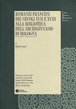 Romanzi francesi dei secoli XVII e XVIII alla biblioteca dell'Archiginnasio di Bologna