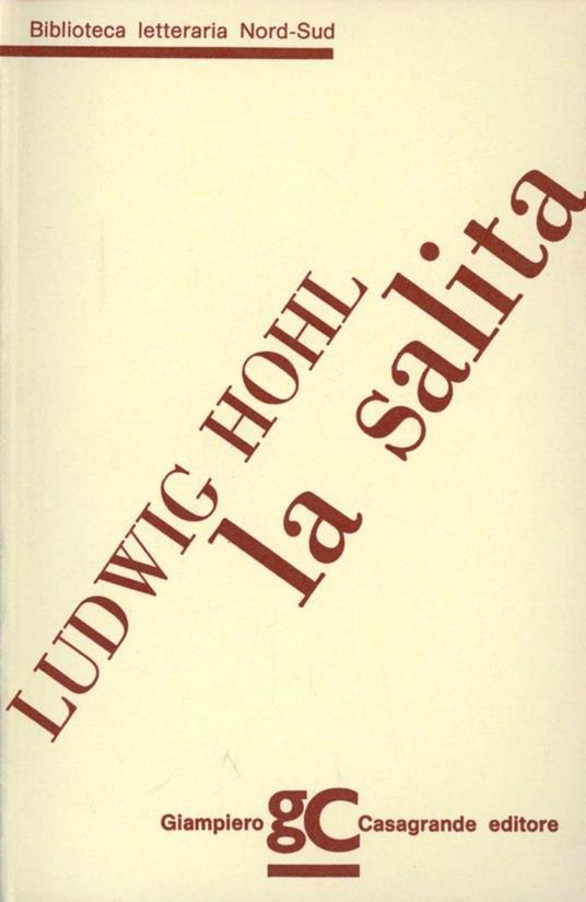 La salita - Ludwig Hohl - copertina