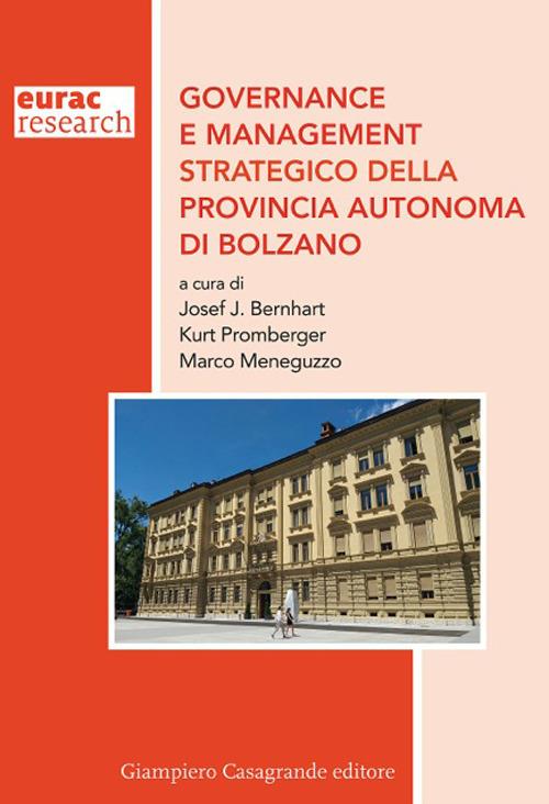 Governance e management strategico della Provincia Autonoma di Bolzano - copertina