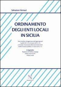 Ordinamento degli enti locali in Sicilia - Salvatore Vernaci - copertina