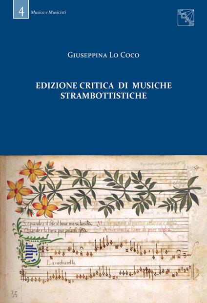 Edizione critica di musiche strambottistiche - Giuseppina Lo Coco - copertina