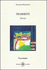 Frammenti - Giovanni Maniscalco - copertina