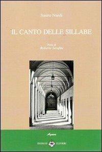 Il canto delle sillabe - Sauro Nardi - copertina