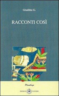 Racconti così - Giuditta G. - copertina