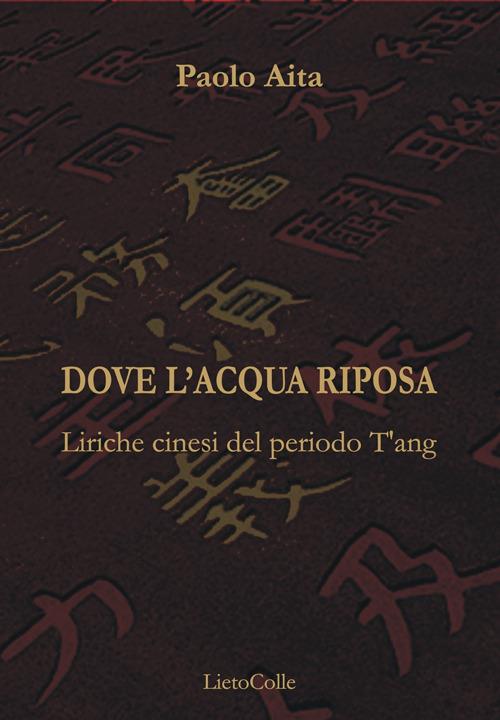 Dove l'acqua riposa - Paolo Aita - copertina