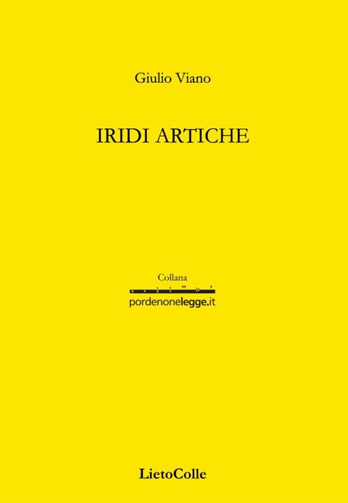 Iridi artiche - Giulio Viano - copertina