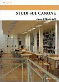 Studi sul canone - copertina