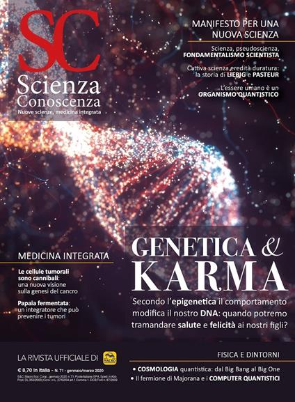 Scienza e conoscenza. Vol. 71: Genetica & karma. - copertina