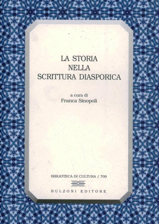 La storia nella scrittura diasporica - Franca Sinopoli - copertina